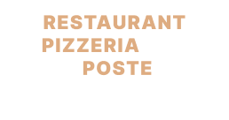 Restaurant Pizzeria Bar de la Poste